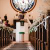 wedding ceremony at a church