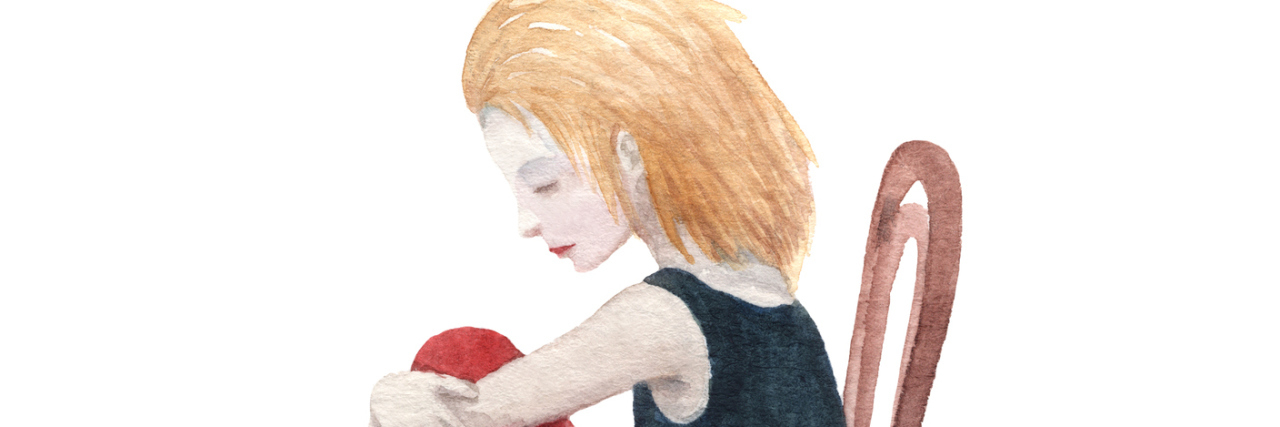 When Lupus Makes You 'That Bad Friend' An illustration of a woman sitting on a chair, looking sad.