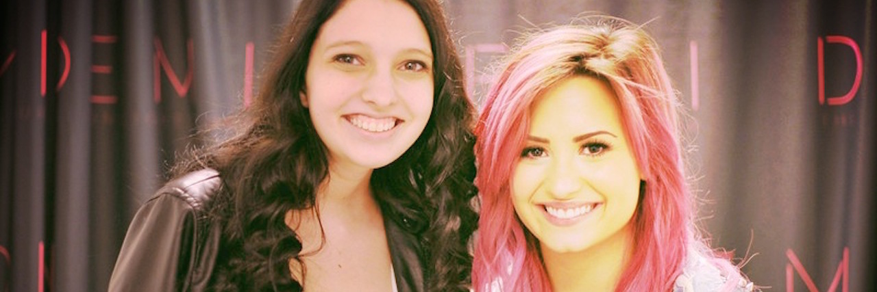 To Demi (and Those of Us Like Her) the author and Demi Lovato