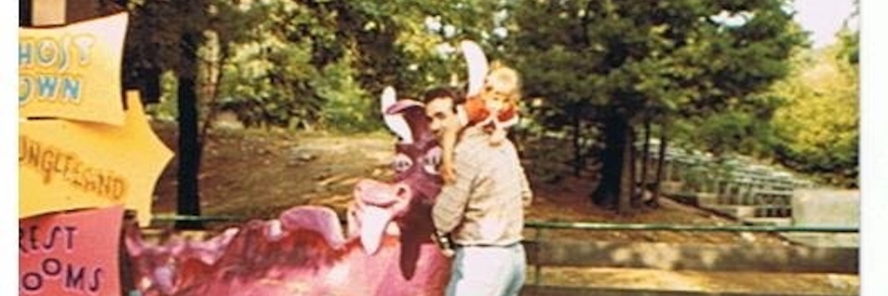 Going to Places My Dad Loved After His Death dad and daughter at carvel