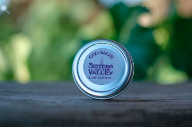 cbd salve in small tin