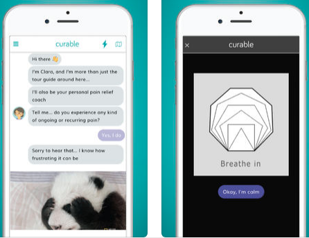curable app screenshots