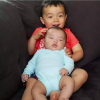 little boy and baby brother