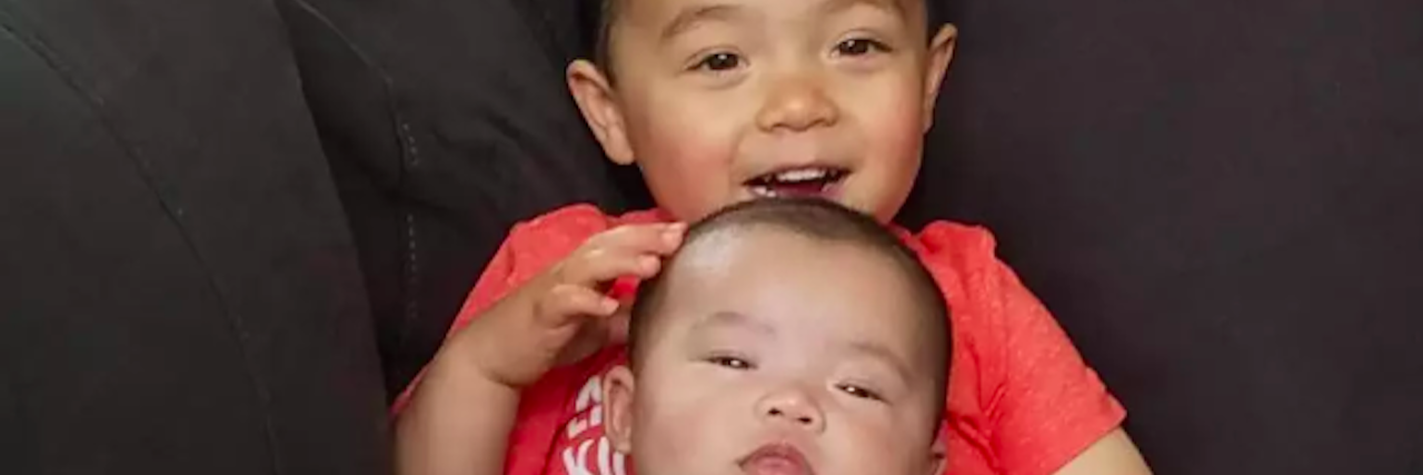 Why Recognizing World Airway Disorders Day Is Important to Me  little boy and baby brother