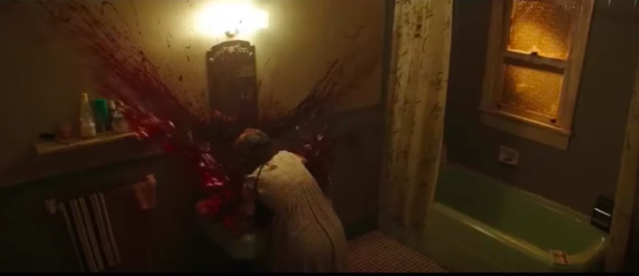 Blood coming out of a sink, from the movie It