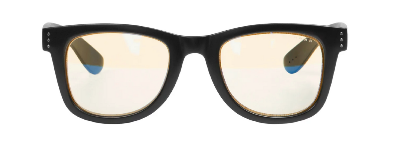 amber-tinted gunnar glasses