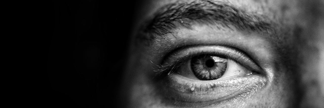 What I Needed to Help My Bad Experience in Psychiatric Hospital close up of person's eye with filters