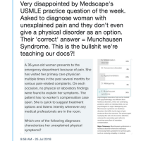 Tweet and Medscape question