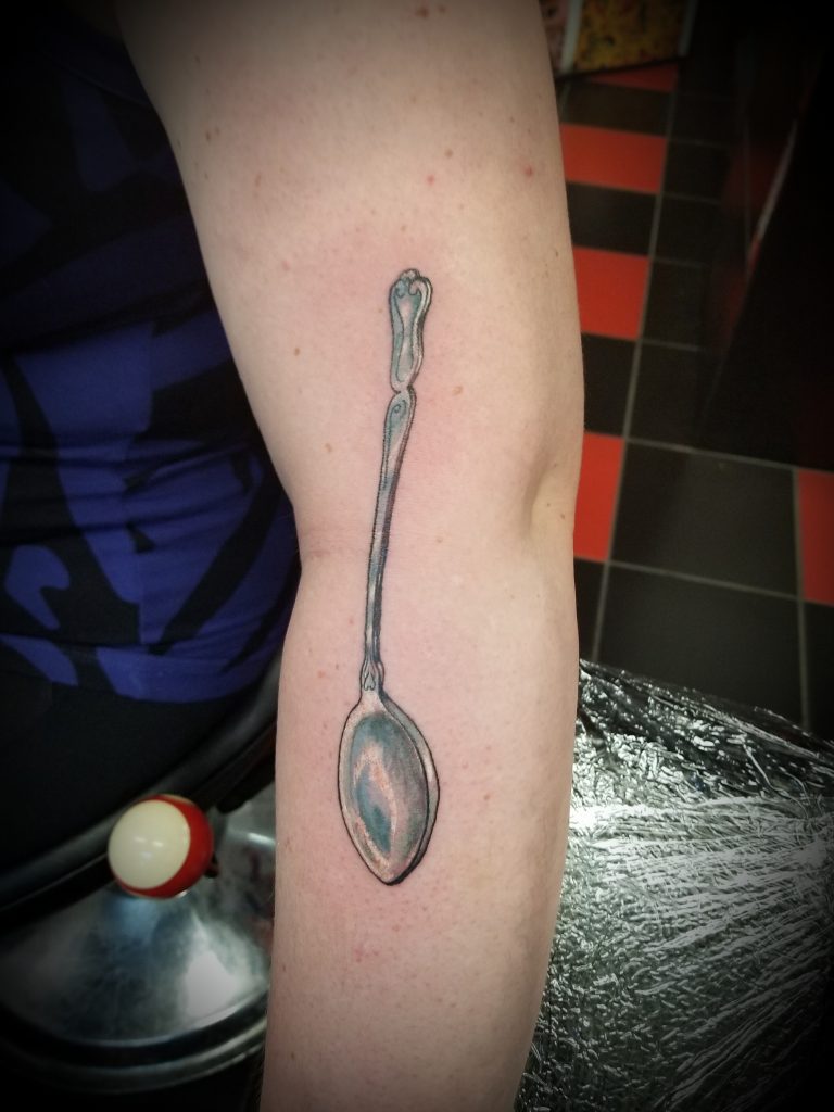 spoon tattoo