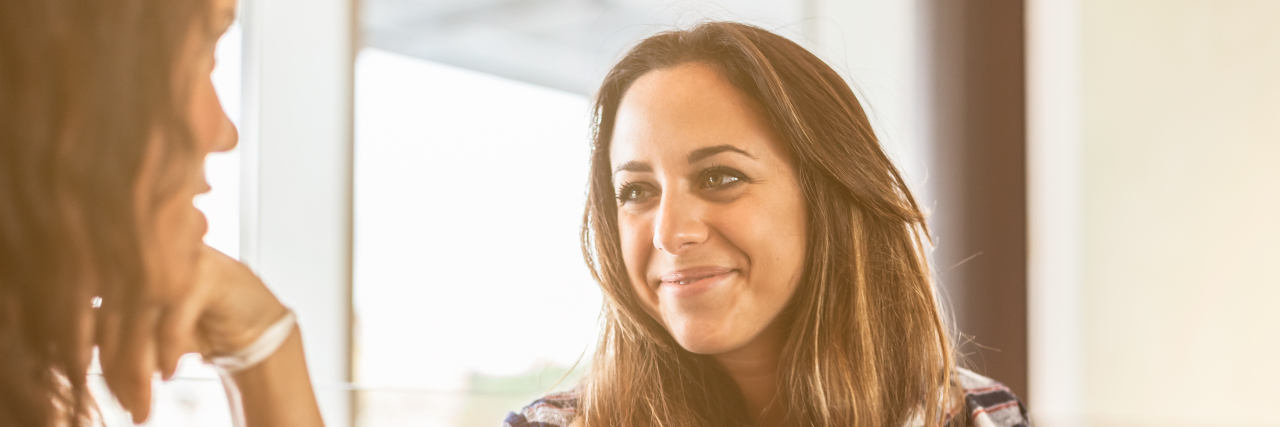 Things to Remember When Explaining Your Rare Disease two women talking over coffee