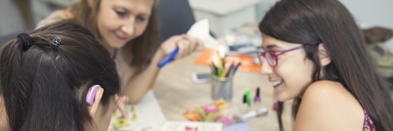When People Say 'Inclusion Has Gone Too Far' Art workshop including deaf student.