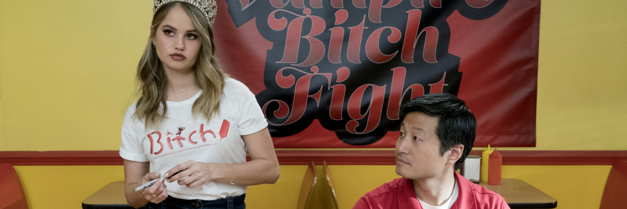 Netflix's 'Insatiable' Season 1, Episode 9 Review Patty with "bitch" shirt