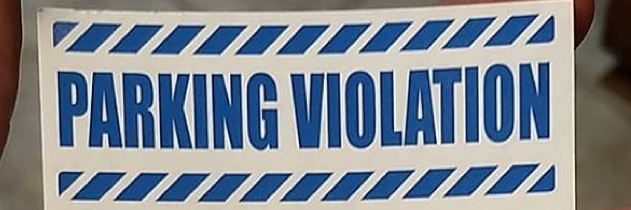 Mom Makes 'Ticket' for People Illegally Parked in Handicap Spots