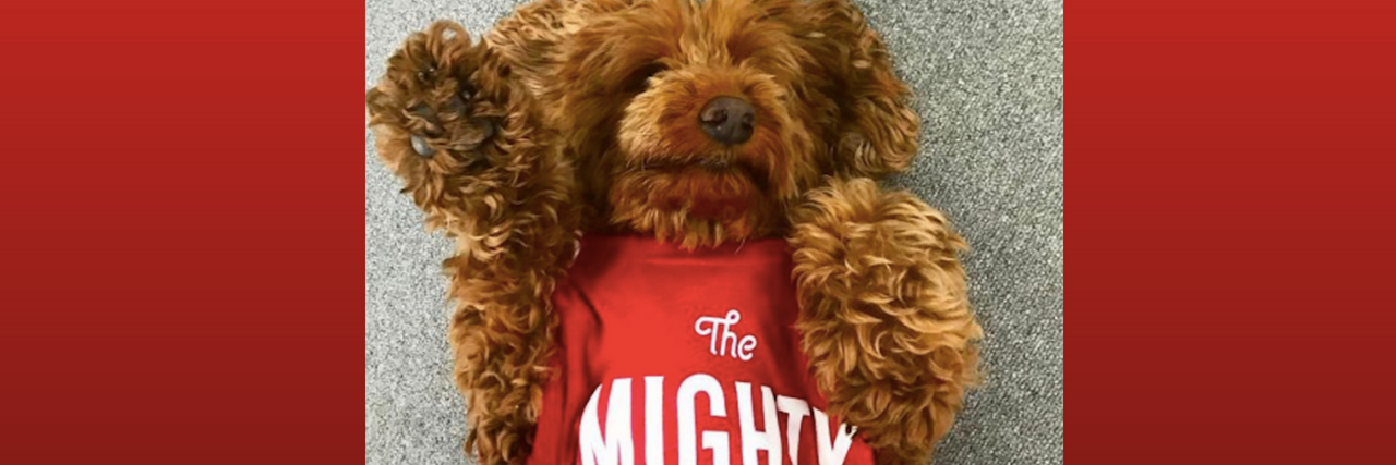 How to Get Involved in the Mighty Community Thurman in a Mighty T-shirt