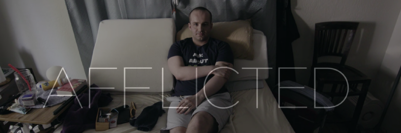 How Netflix's 'Afflicted' Harms the ME/CFS Community 'afflicted' title in front of jamison hill