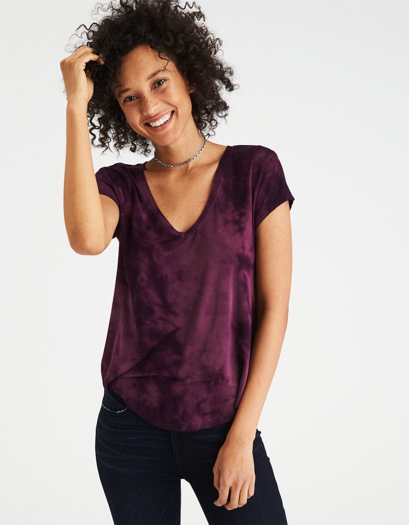 american eagle soft & sexy tye dye t-shirt