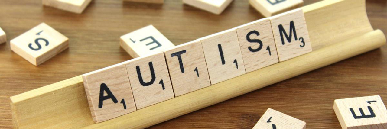 Autism and Me Autism Scrabble pieces.