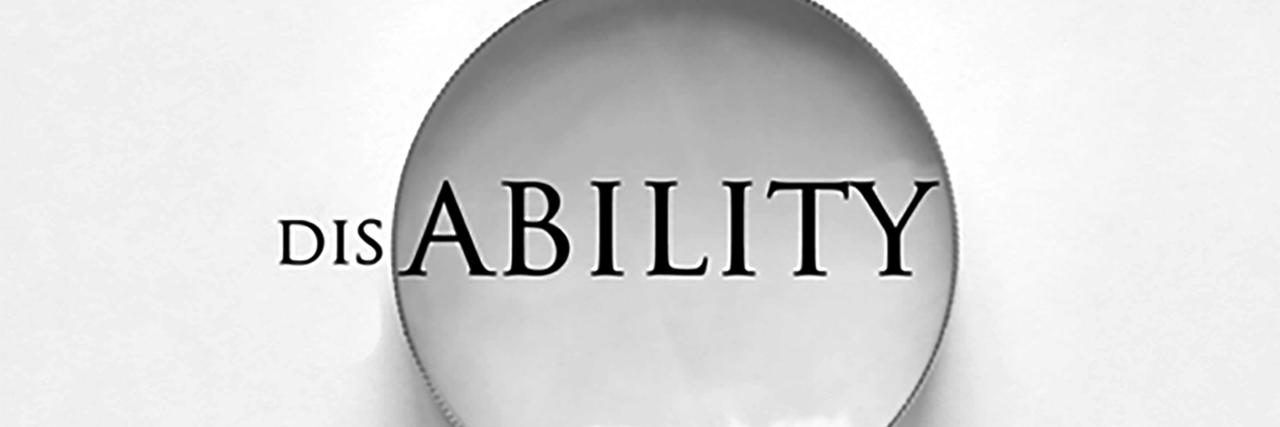 Disability and Finding Supportive Employers Magnifying glass enhancing the "ability" in disability.