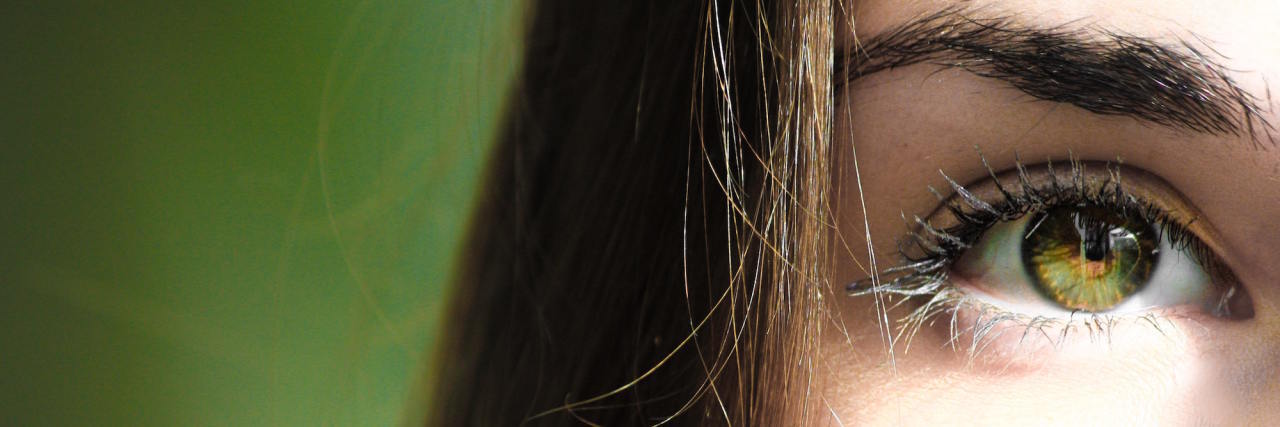 Daily Thoughts of Someone With 'High-Functioning' Anxiety woman eye