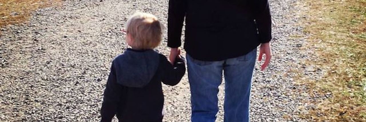 A Back-to-School Letter to Parents, From a Food Allergy Mom mom and son walking at the zoo