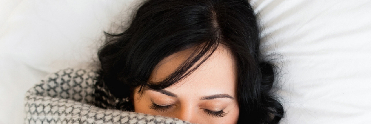 Mental Illness and Chronic Illness: When You Nap 'Too Much' A woman sleeping. Text reads: 26 Things People Who Nap 'Too Much' Wish Others Understood