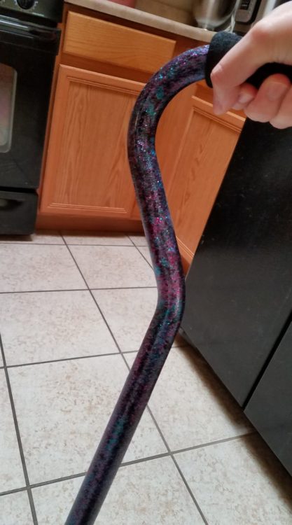 "Galaxy" colored cane