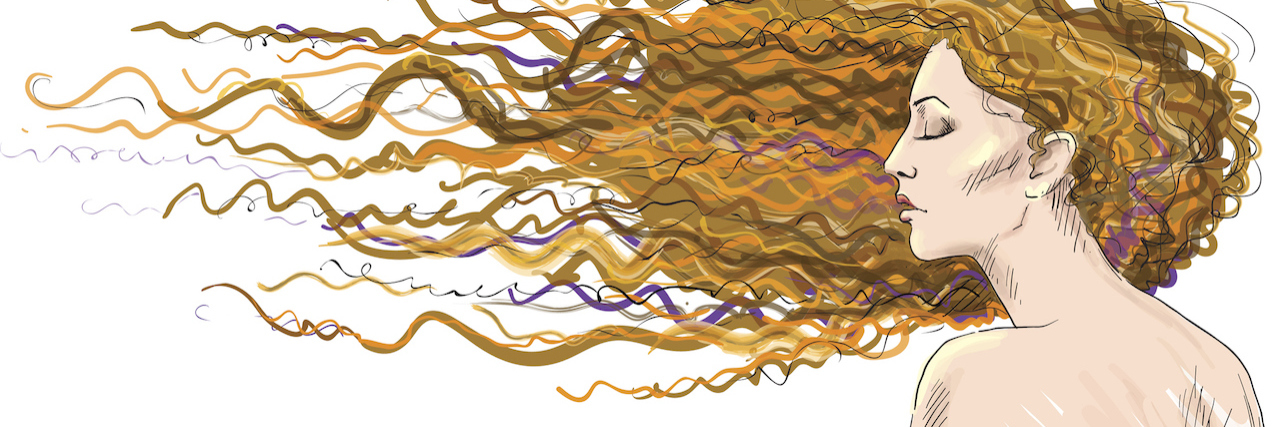 BPD: I'm Convinced My Partner Is Going to Leave Me A woman with curly hair