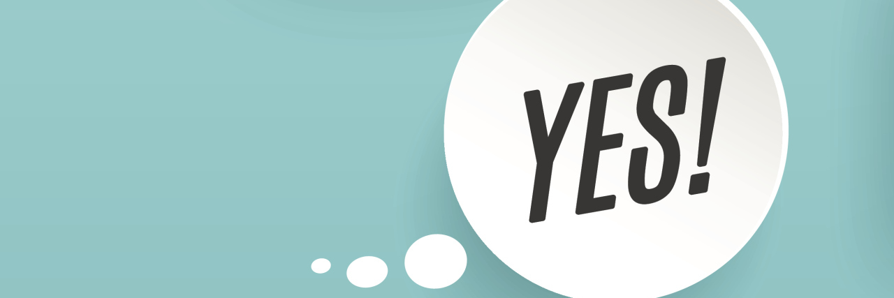 Interacting With Someone Who Has an Intellectual Disability Set of paper conversation bubbles.