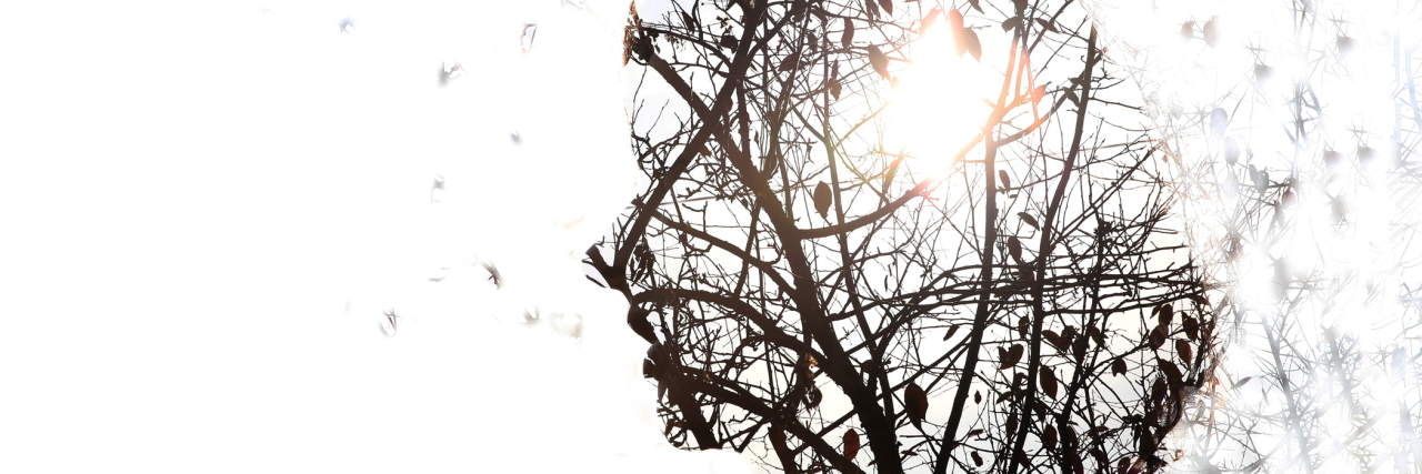 Why We Need to Include Chronic Pain in Suicide Prevention Portrait of a young woman with the effect of double exposure.