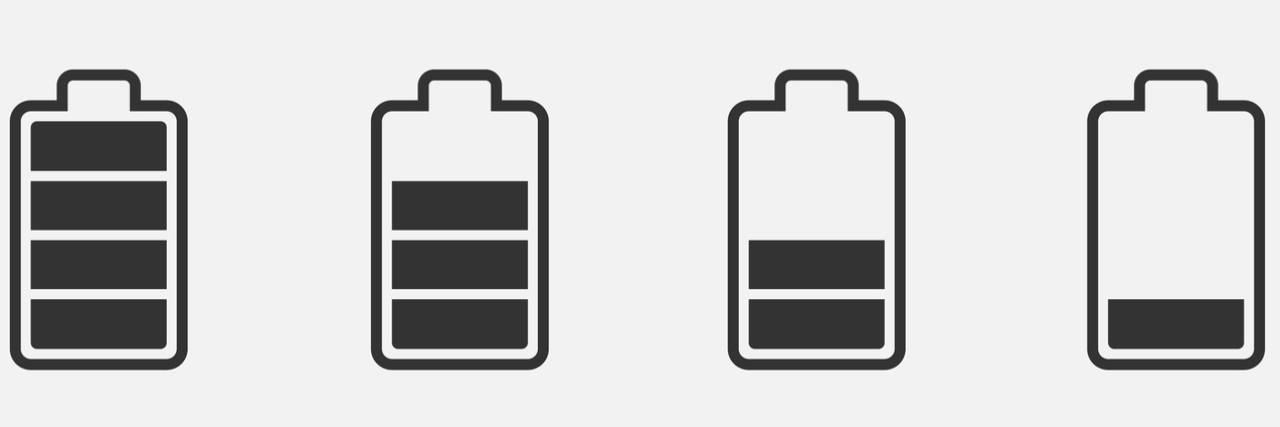 Why My Chronic Fatigue Is Like a Cell Phone Battery A graphic showing a variety of cellphone symbols.