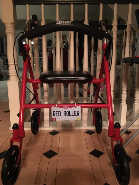 Red Rollator