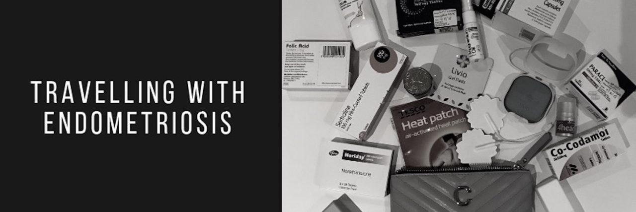 My Advice For Traveling With Endometriosis traveling with endometriosis, with picture of different medications