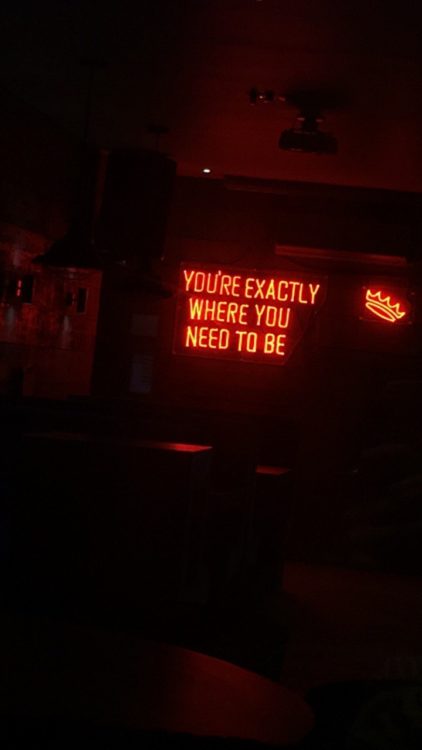 Sign says you're exaclty where you need to be