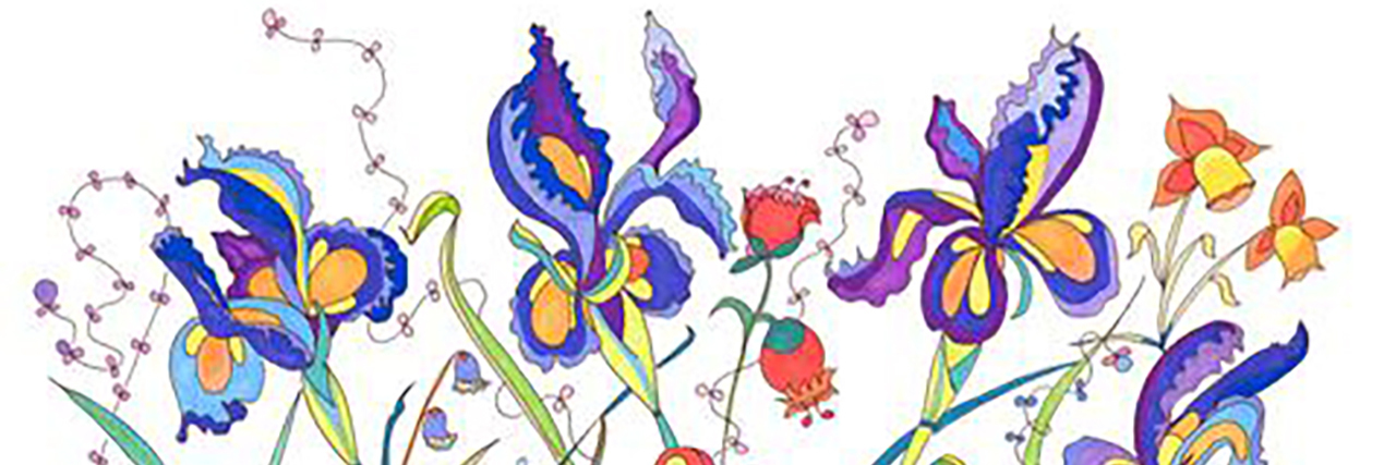 How Art Can Help Heal a Brain Injury "Iris for Alex" art by Lisa Katharina.