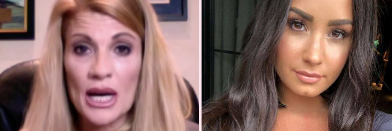 Demi Lovato's Mom Speaks Up About Overdose Dianna DeLaGarza and Demi Lovato