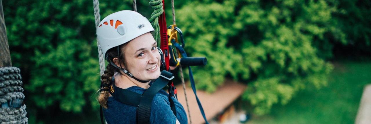 Changing the Language We Use to Talk About Disability Shannon outdoors.