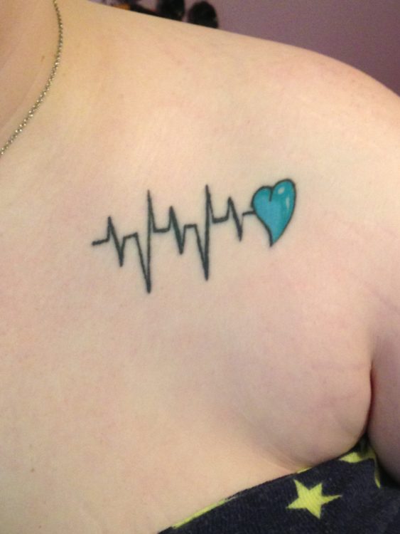 heart monitor line with heart symbol