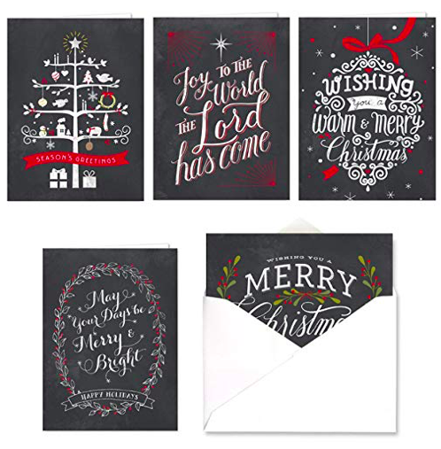 Chalkboard Christmas cards