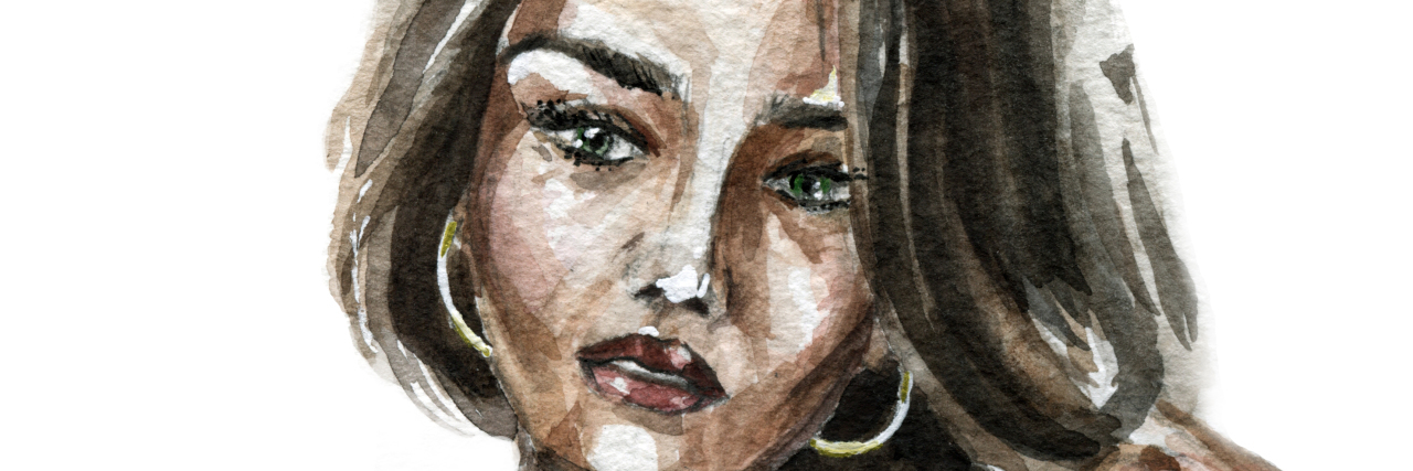 7 Ways I Manage Anger and 'Borderline Rage' Watercolor girl with a magazine
