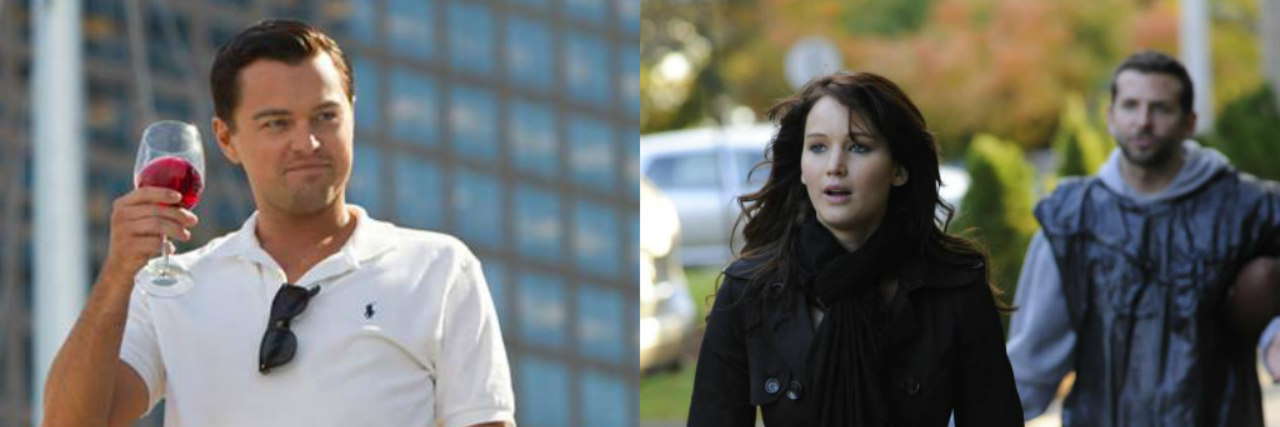 wolf of wallstreet and silver linings playbook movie images