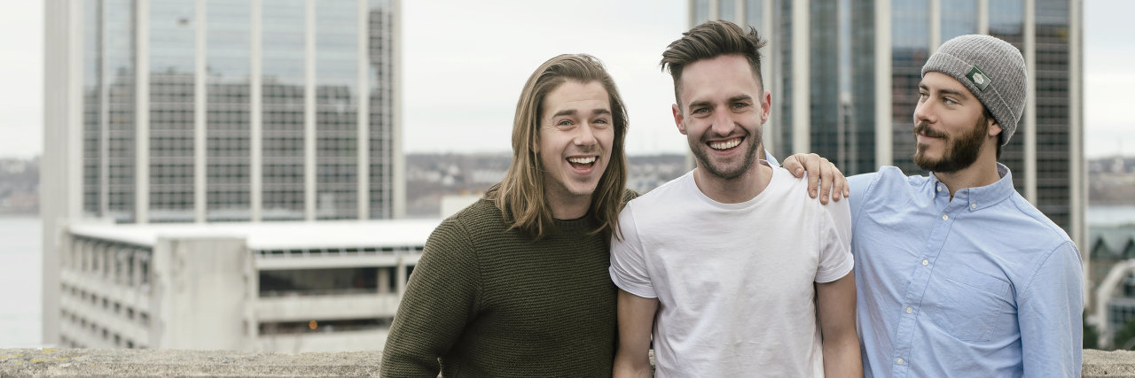 How Sickboy Podcast Helps Someone Gene-Positive for Huntington Disease sick boy podcast team of three men