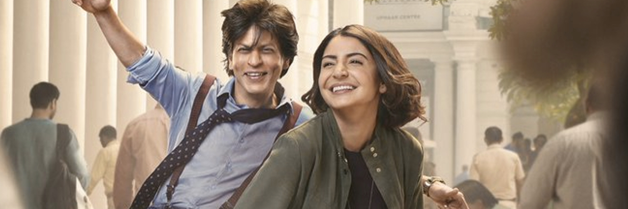 Shah Rukh Khan Anushka Sharma to Star in Disability-Centric Film Zero Shah Rukh Khan and Anushka Sharma. Sharma is driving a power chair, Khan is riding on the side.