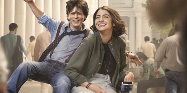 Shah Rukh Khan, Anushka Sharma to Star in Disability-Centric Film 'Zero' Shah Rukh Khan and Anushka Sharma. Sharma is driving a power chair, Khan is riding on the side.