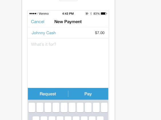 venmo screen shot