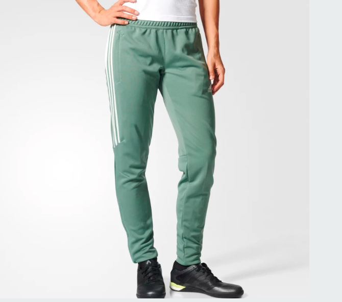 green adidas pants