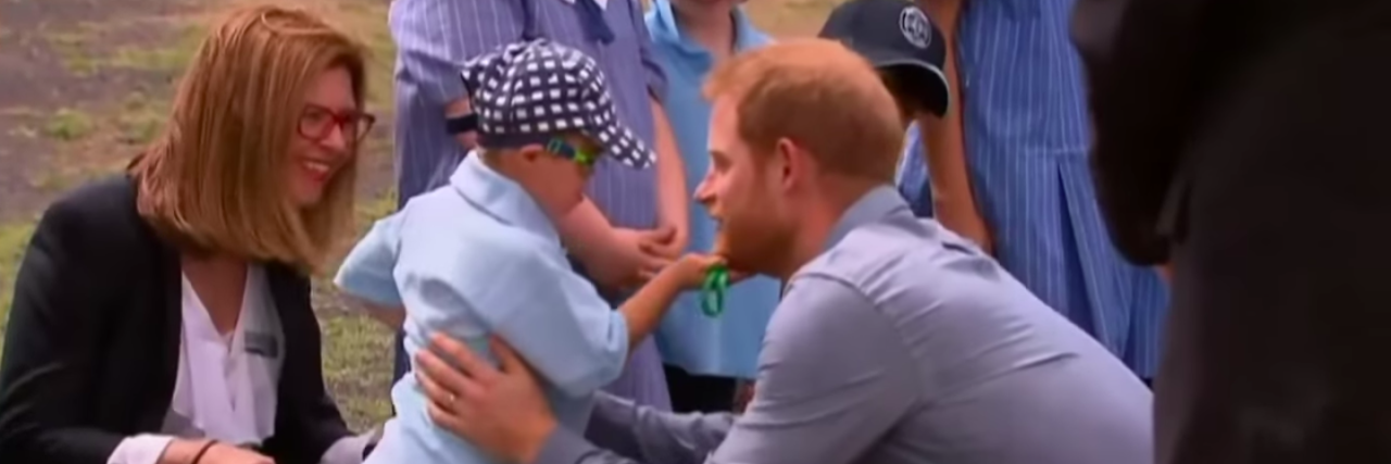 Prince Harry Breaks Royal Protocol for Boy With Down Syndrome