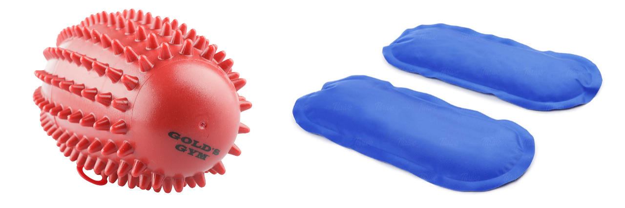 9 Products That Help People With Nerve Pain Relief Gold's Gym vibrating foot massager and gel ice packs
