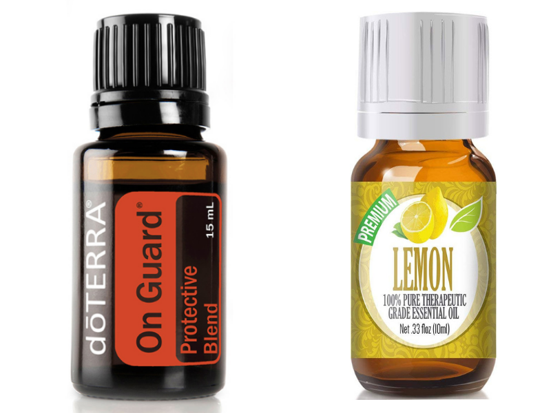 doterra on guard protective blend and lemon essential oil