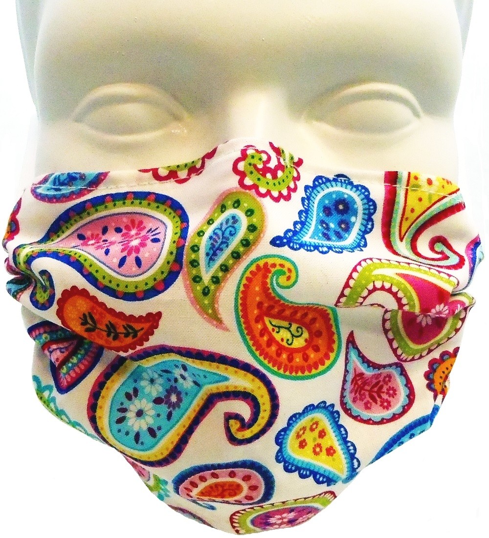 paisley punch face mask from breathe healthy