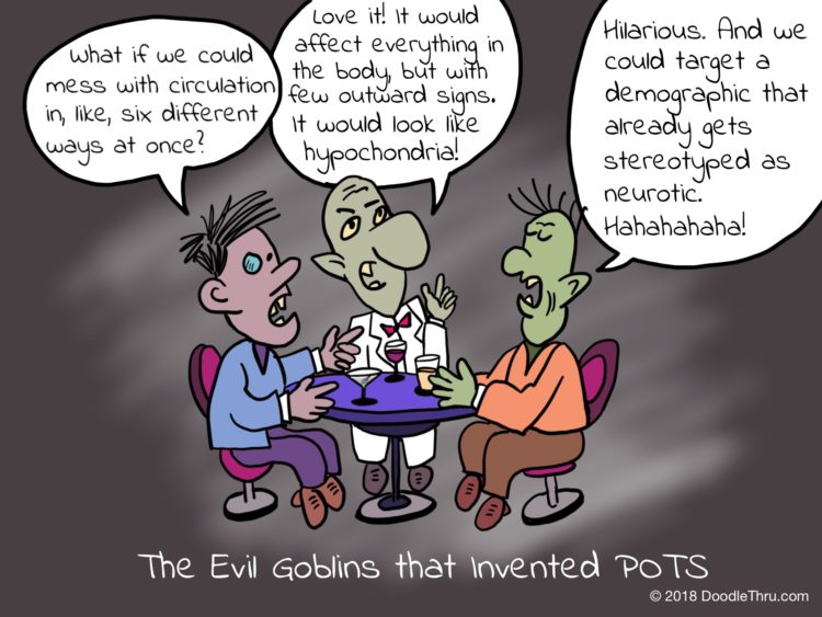 evil goblins that invented POTS comic